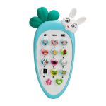 Baby Musical Phone Toy | সিলিকন টিথার কাভারসহ মিউজিকাল লার্নিং টয় ফর কিডস (1 pc x র‍্যান্ডম কালার)