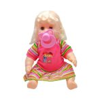 Cute Baby Girl Shape Music Talking Doll | কিউট বেবি গার্ল শেপ মিউজিক ও টকিং ডল (র‍্যান্ডম কালার)
